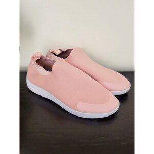 Heyfolks Pink Mesh Slip-On Voyager Sneakers | Size 7.5